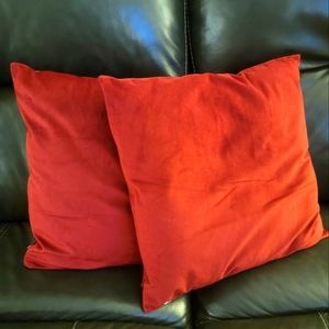 Red Throw Pillow Cover